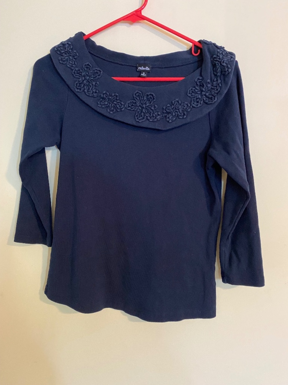 Off-the-shoulder tops Rafaella Top small 3/4 sleeves
